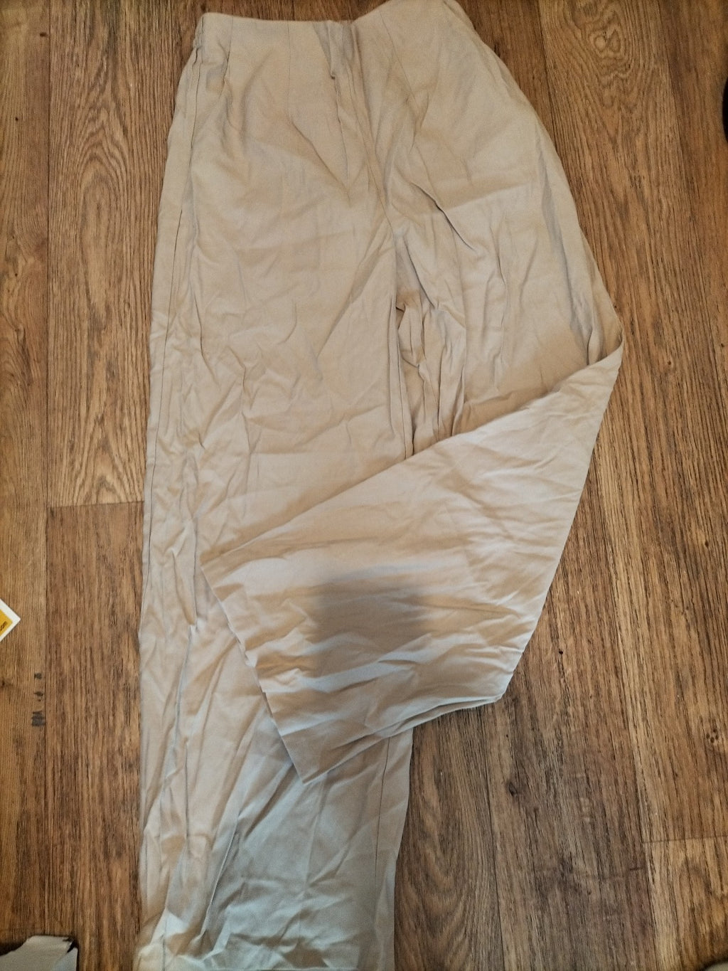 Ladies Primark Size 8 Camel Elasticated Trousers