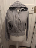 Ladies H&M Size Large Grey Full Zip Hoodie