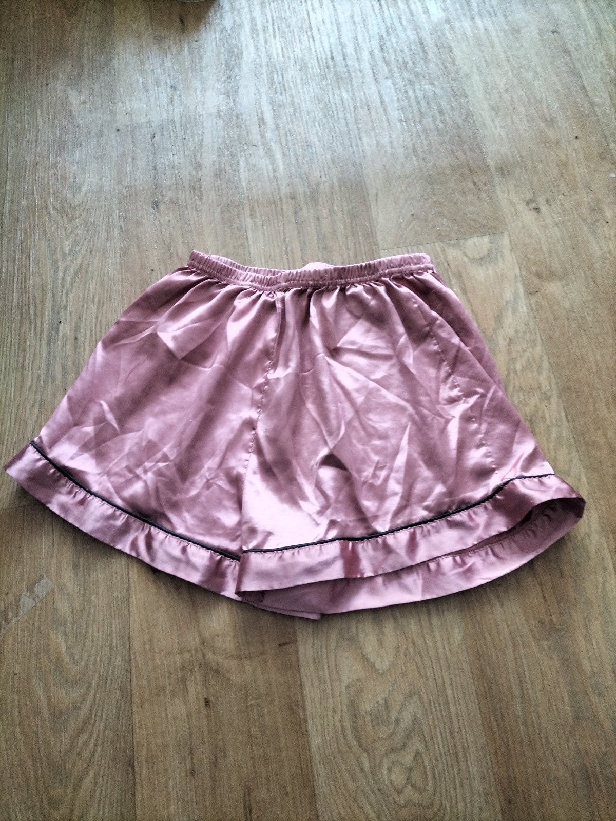 Ladies Size Large Blush Elasticated Sleep Shorts