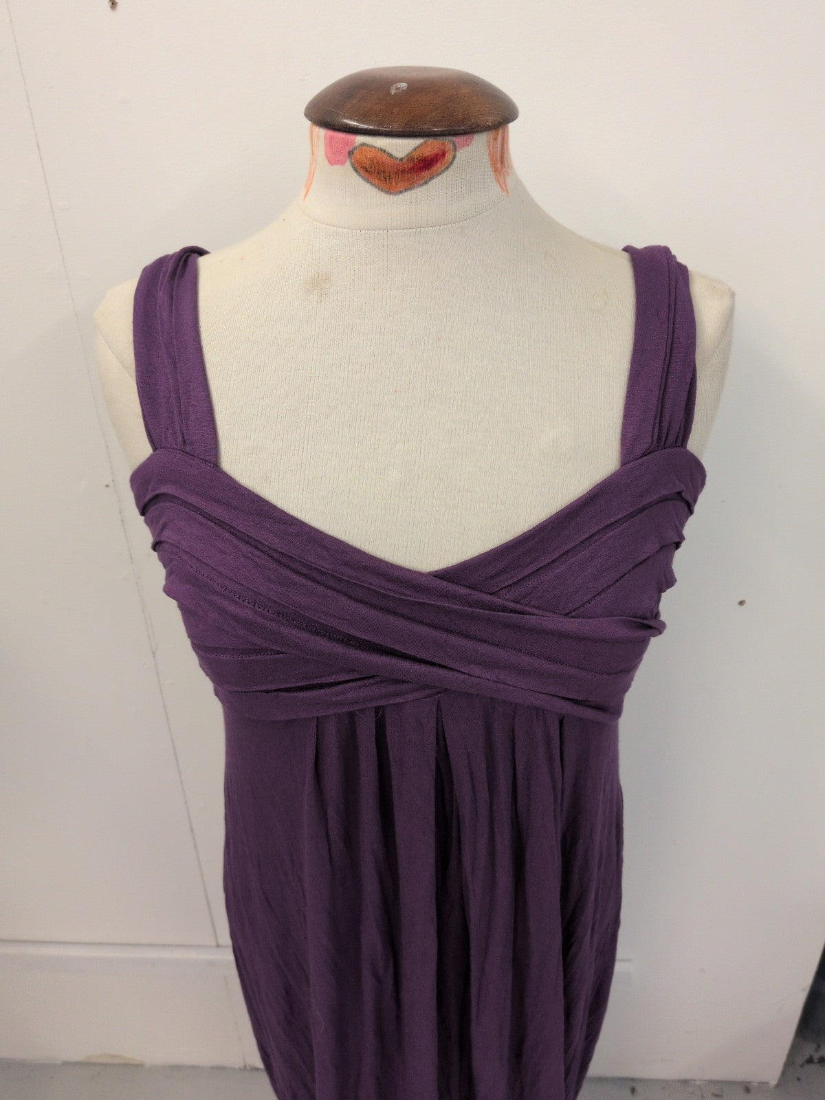 Max Studio XL Purple Sleeveless Long Length Dress