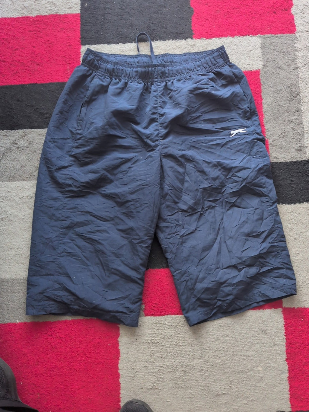 Slazenger XL Dark Navy Elasticated Swim Shorts