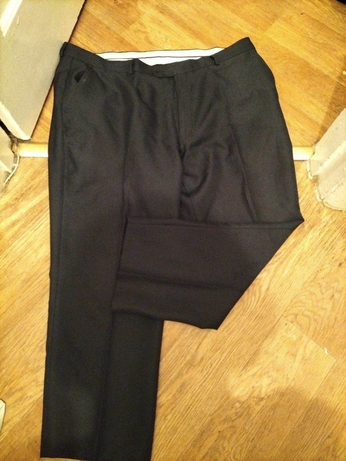 Mens Premier Man Size 42 Navy Smart Trousers