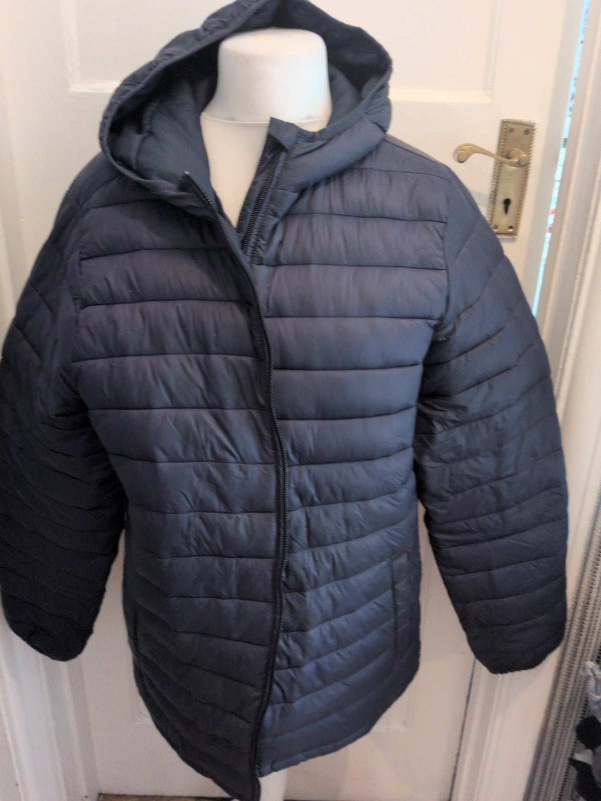 Livergy 46" Navy Long Sleeve Puffer Full Zip
