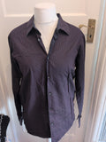 Ted Baker 4 Purple Stripe Long Sleeve Shirt