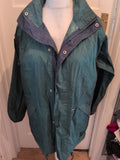 Mens Peter Storm Size Small Dark Green Mesh Lined Rain Jacket