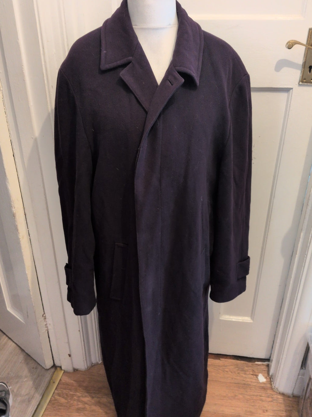 Zpo Warmia Size 102 Wool And Cashmere Navy Jacket