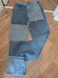 Girls Shein Age 16 Years Denim Straight Elasticated Jeans