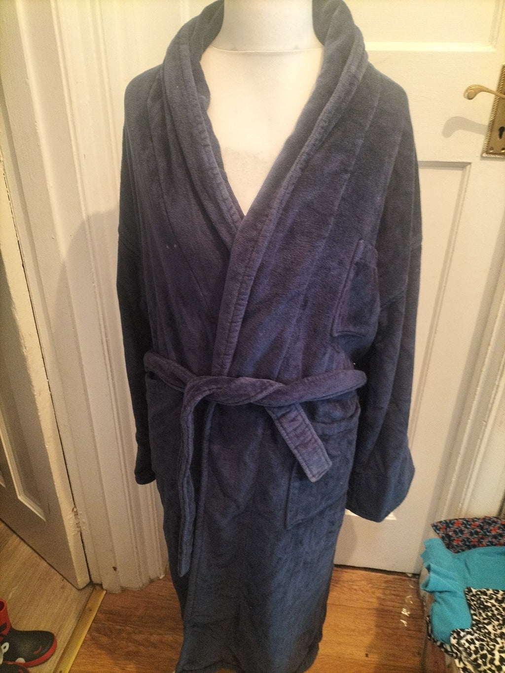 BHS Medium Navy Quite Heavy Dressing Gown