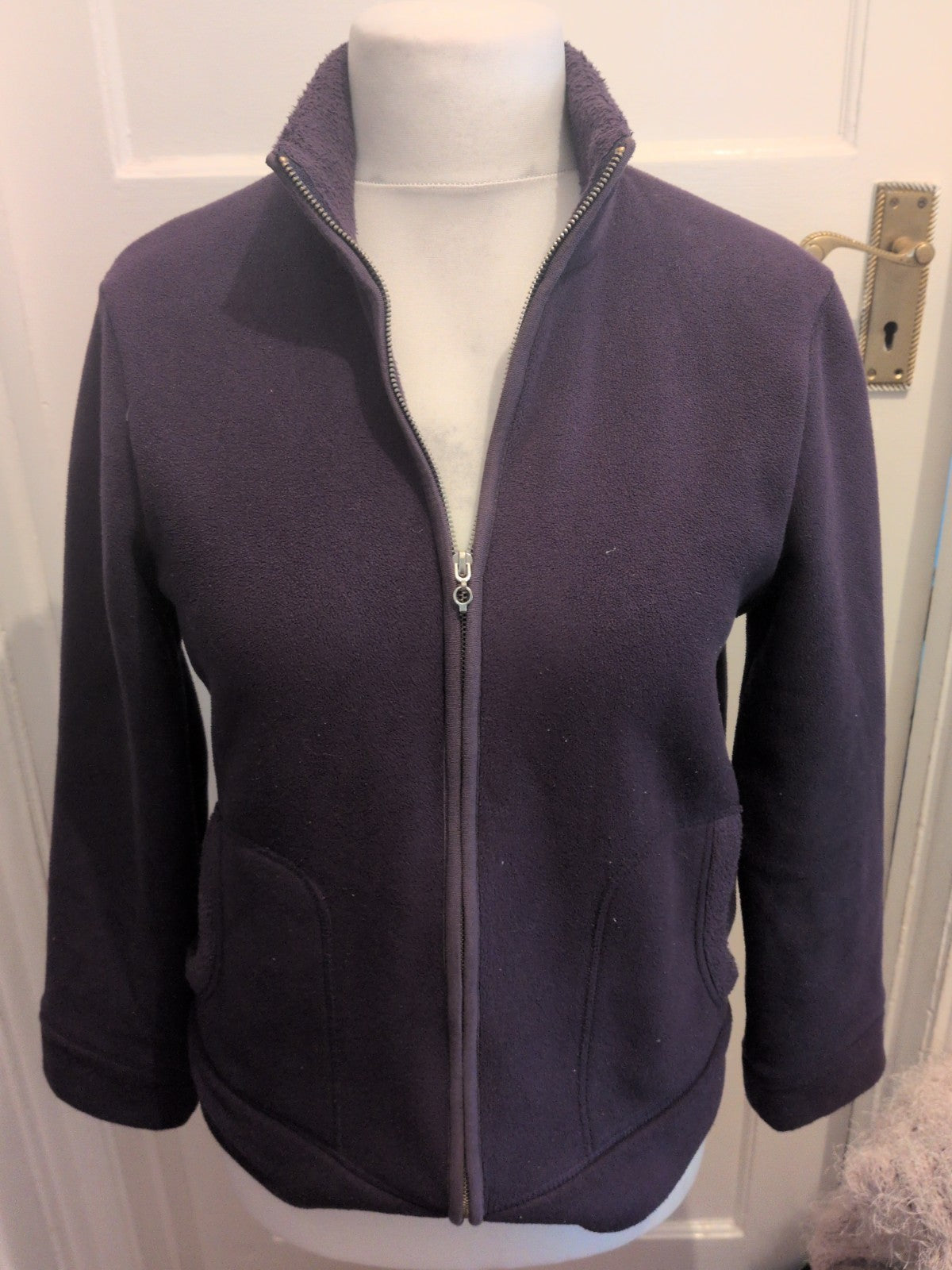 Marks And Spencer 14 Navy Full Zip Jumper