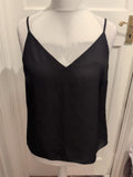 Primark 14 Black V Neck Cami