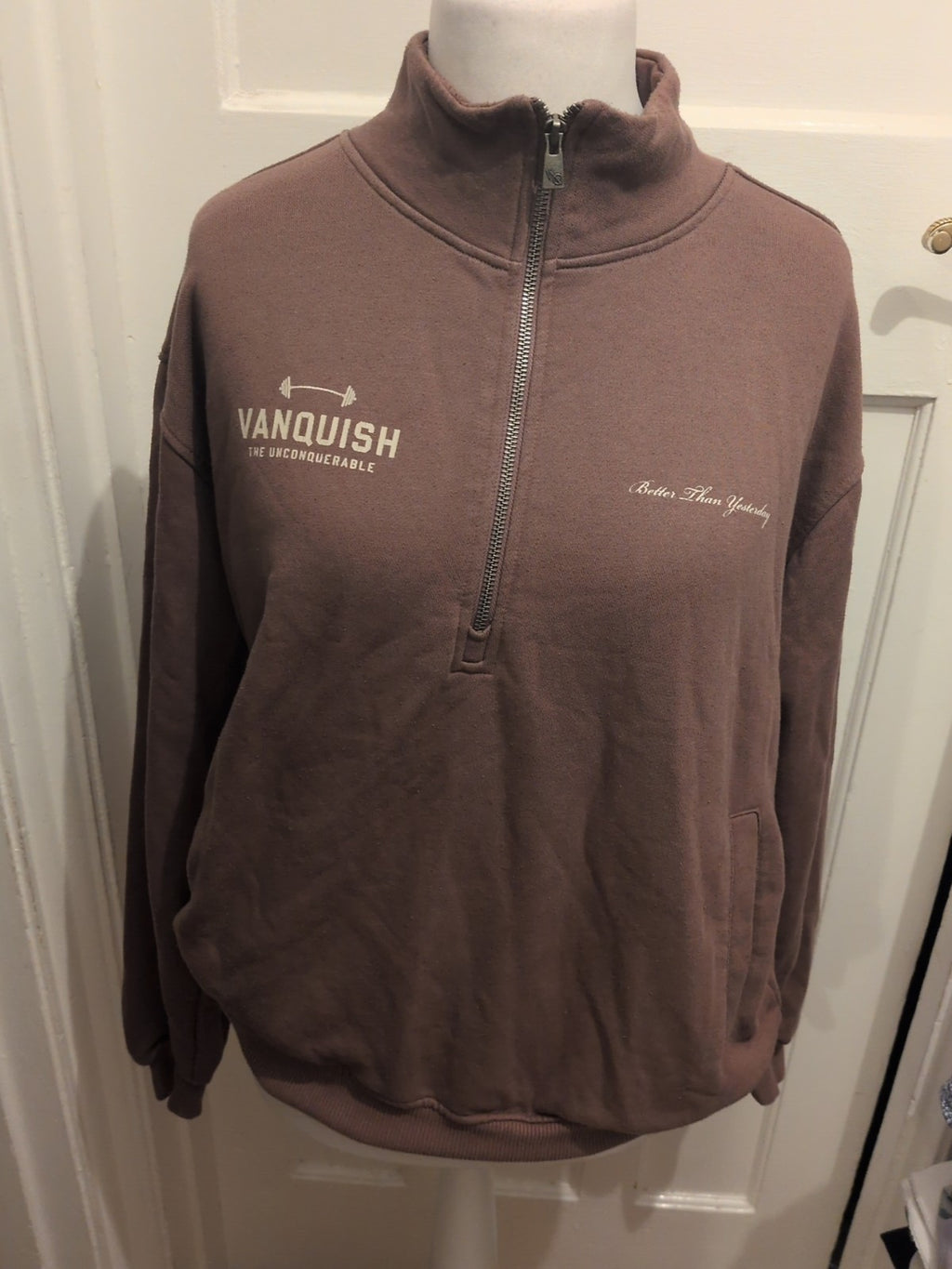 Vanquish Medium Purple Full Zip Jumper