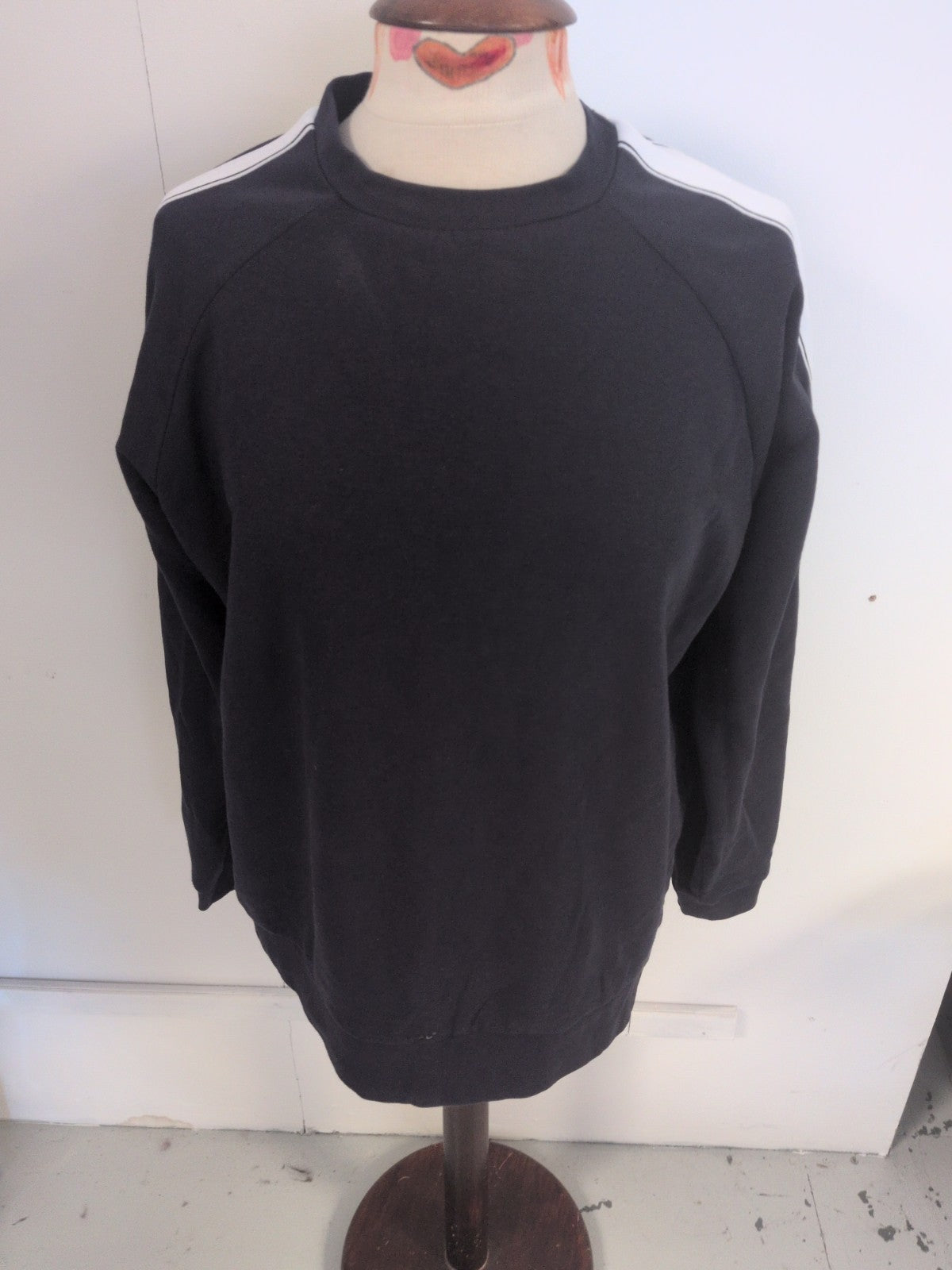 SF XS Navy With White Pullover Jumper