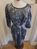 Ladies Limited Collection Size 10 Mid Sleeved Multi Coloured Dress