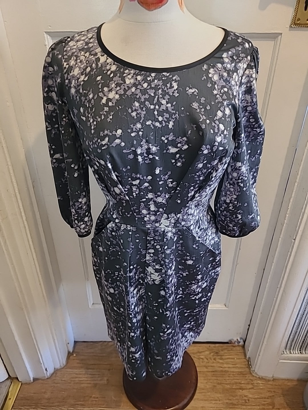 Ladies Limited Collection Size 10 Mid Sleeved Multi Coloured Dress