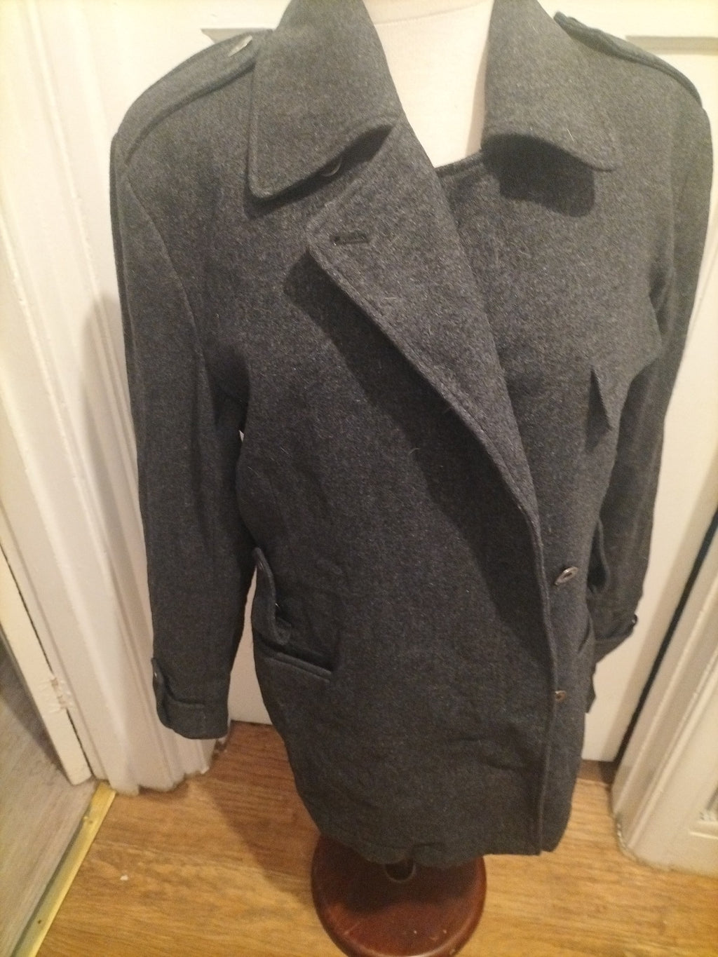 Ladies HH Size Large Dark Grey Lined Coat