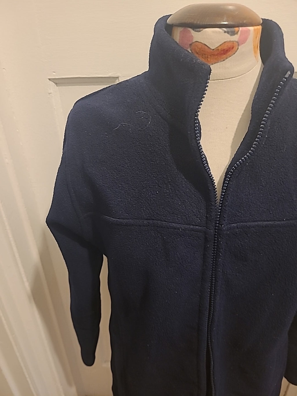 Ladies EWM Size 10-12 Navy Zip Through