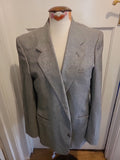 Mens BHS Size 40R Grey Padded Lined Blazer