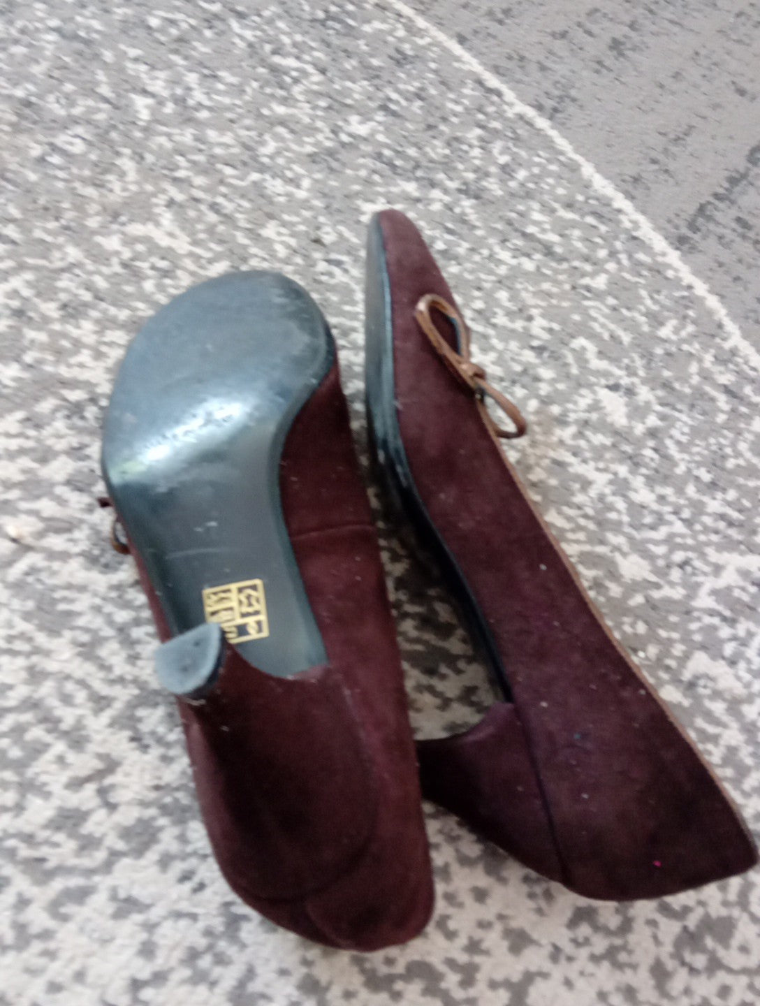 Ladies Brown Suede Court Shoes Jane Shilton Size 37 Free Delivery