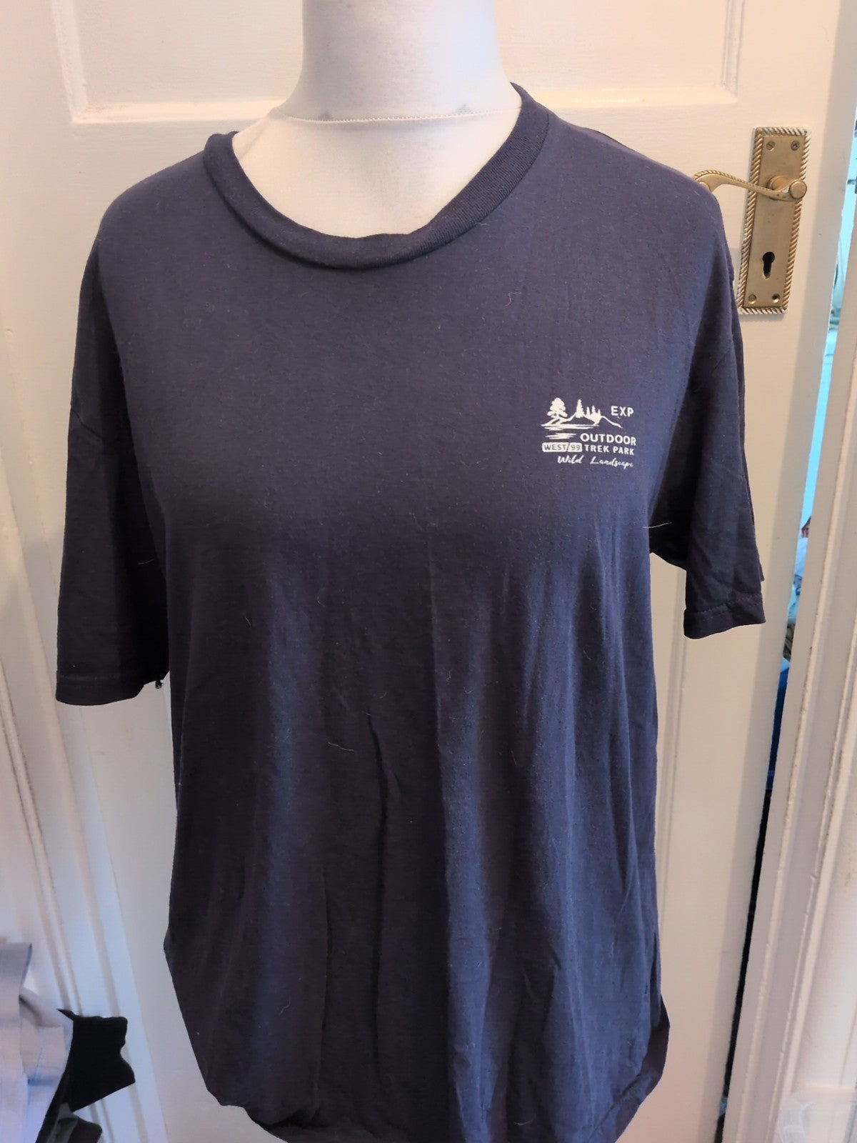Atlas for Men XL Navy Trek Park Short Sleeve Tshirt