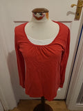 Ladies Tu Size 14 Pink Long Sleeved Tshirt
