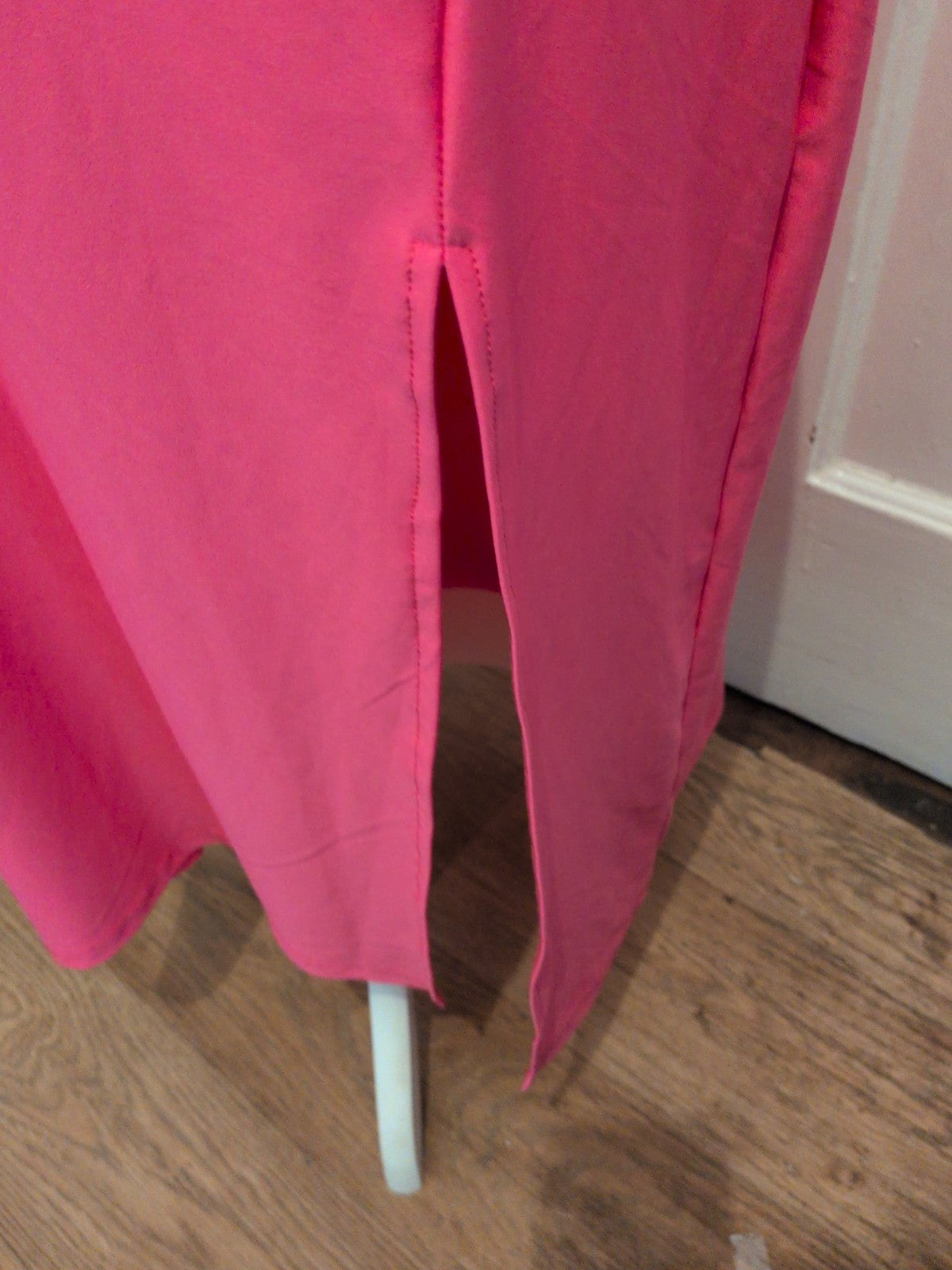 Ladies 2XL Pink Short Sleeve Maxi Dress Long With Heart