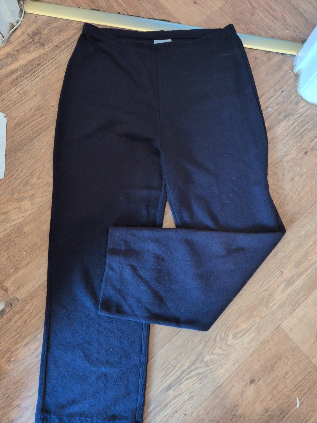 Ladies Cotswold Collection Size XL Navy Slight Rib Straight Leg Trousers