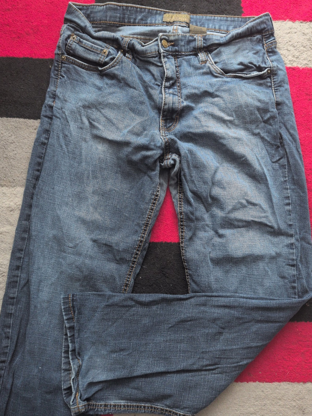 Urban Star 36x32 Denim Straight Jeans