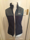 Ladies Maine New England Size 12 Navy Gilet Sleeveless