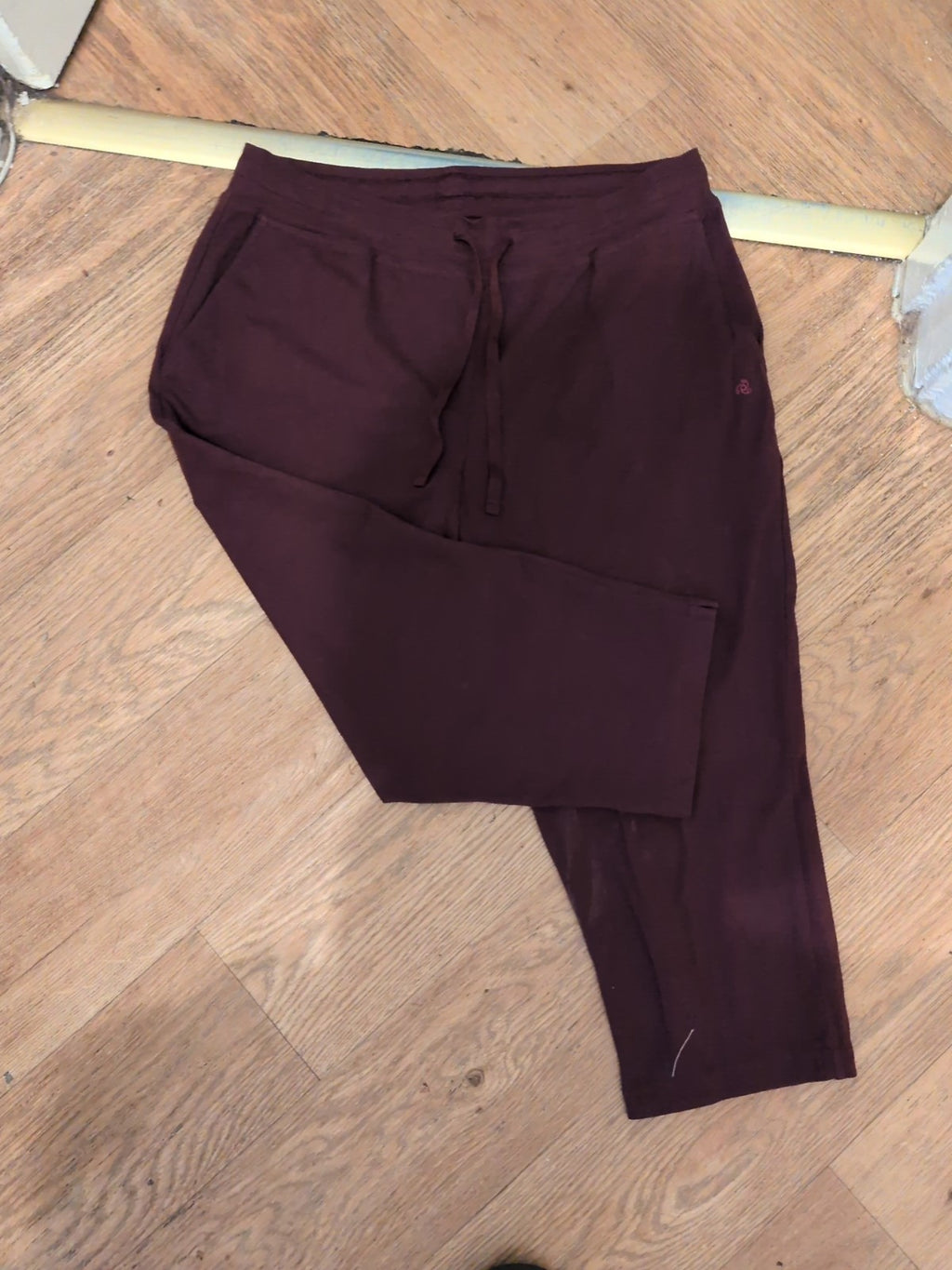 Jockey Large Purple Cropped Leggings Trousers