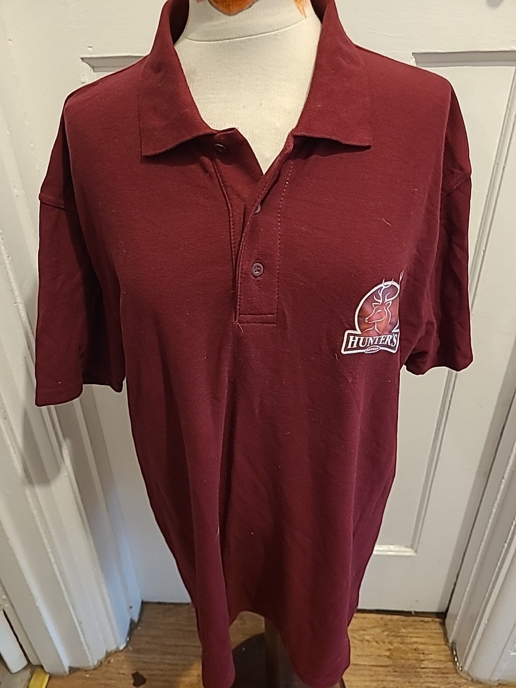 Mens Rtx Pro "Hunters Brewery" Purple Polo 2XL