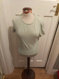 Ladies Next Size 10 Pale Mint Fleck Short Sleeved Tshirt