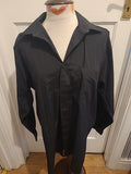 Mens Taylor&Wright Size 15.5 Black Long Sleeve Shirt
