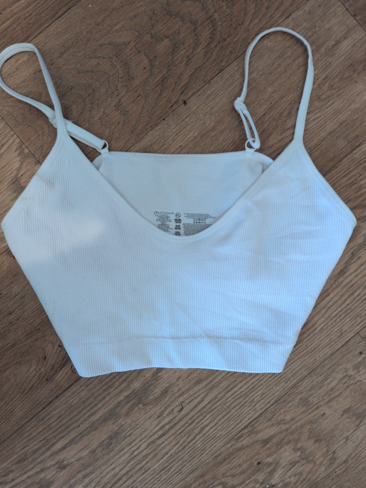 Primark 18-20 White Bralette