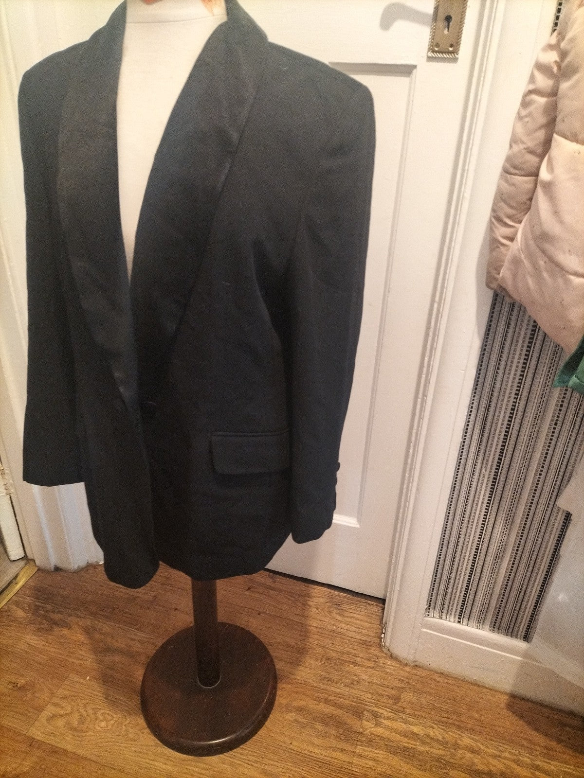 Ladies Design Mur Size Euro 40 Black Lined Blazer