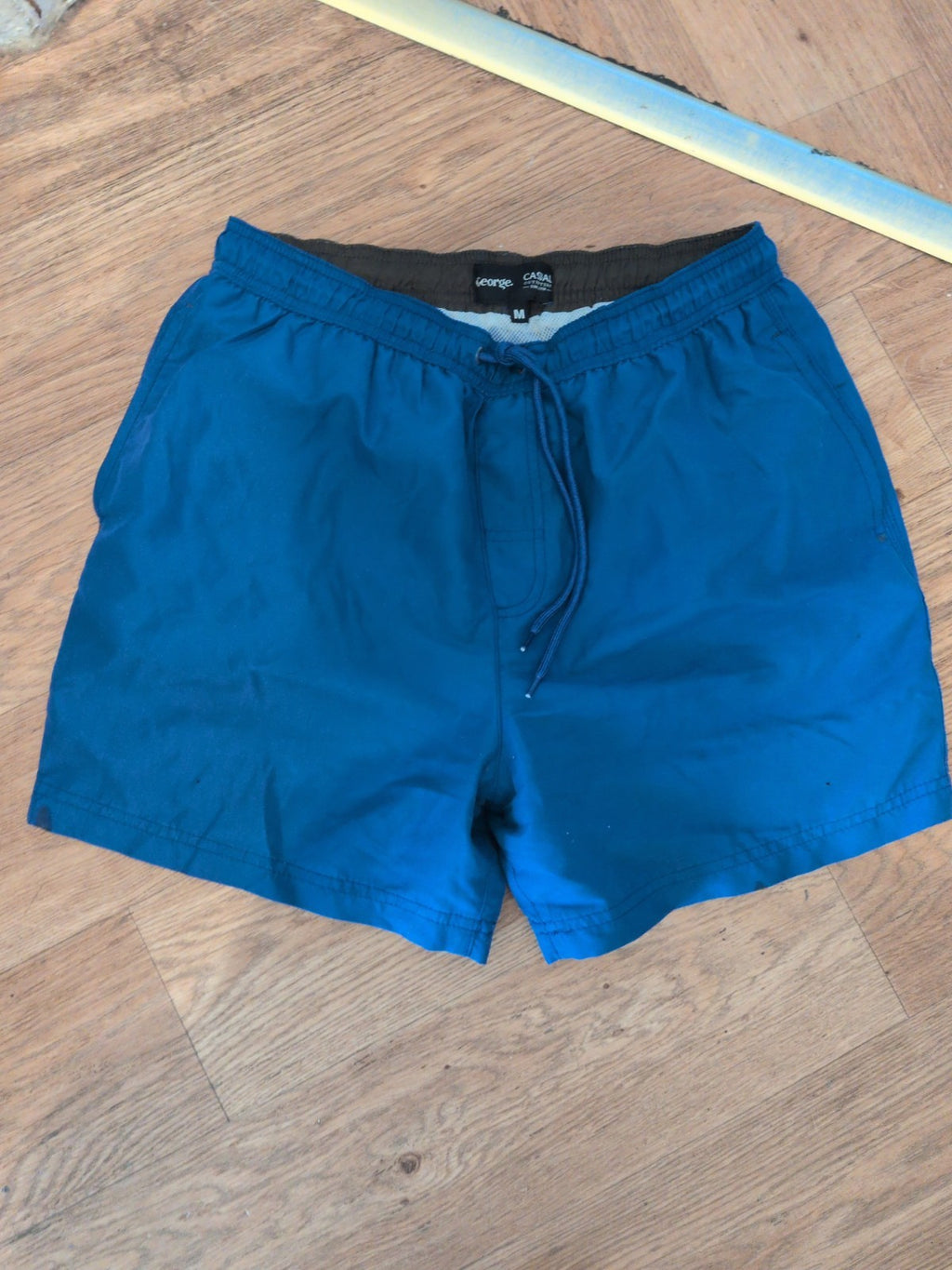 George Casual Medium Elasticated Blue Swim Shorts