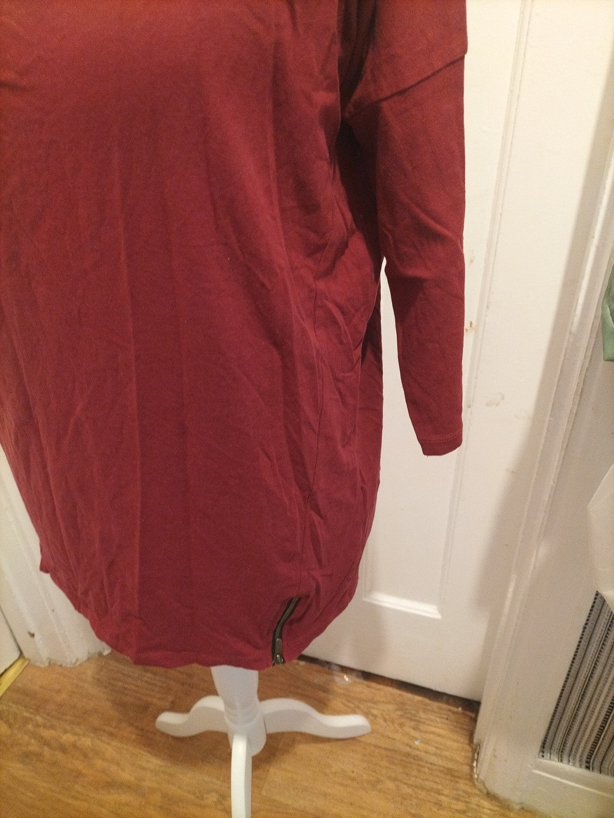 Ladies Esmara Size 18-20 Burgundy 3/4 Sleeved Tshirt
