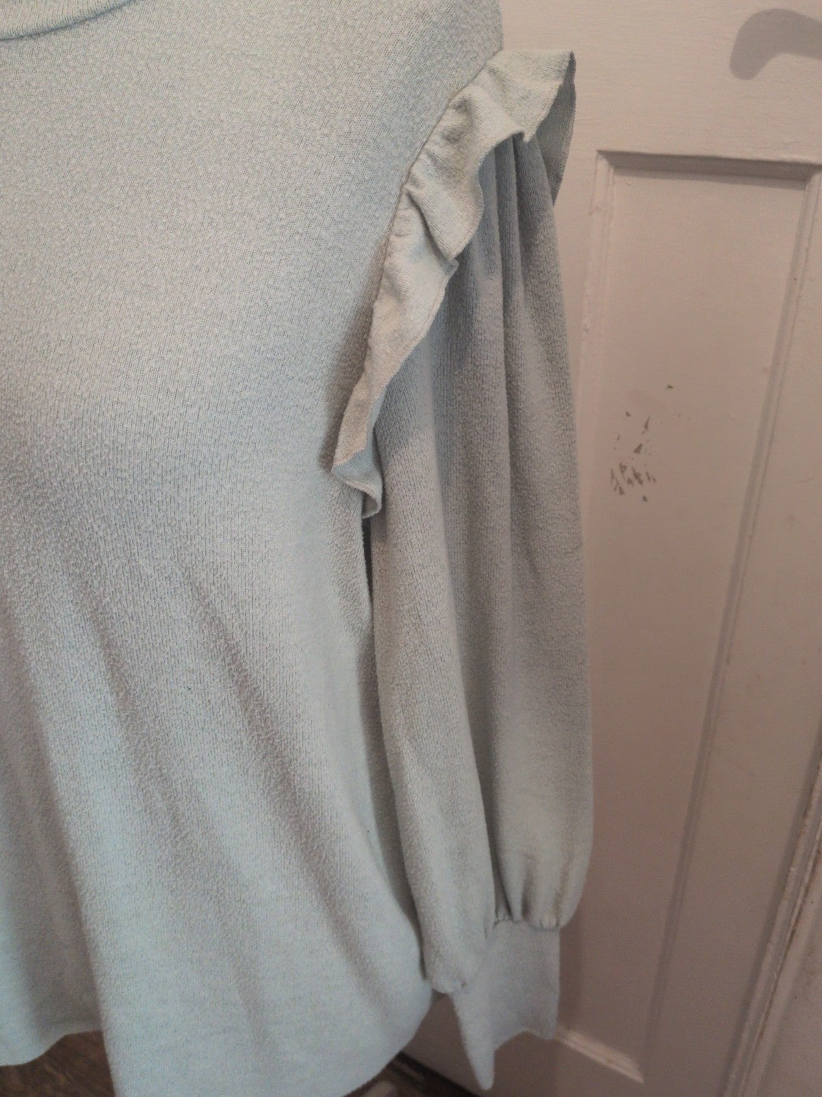 Ladies Next Size 20 Pale Green Long Sleeve Jumper