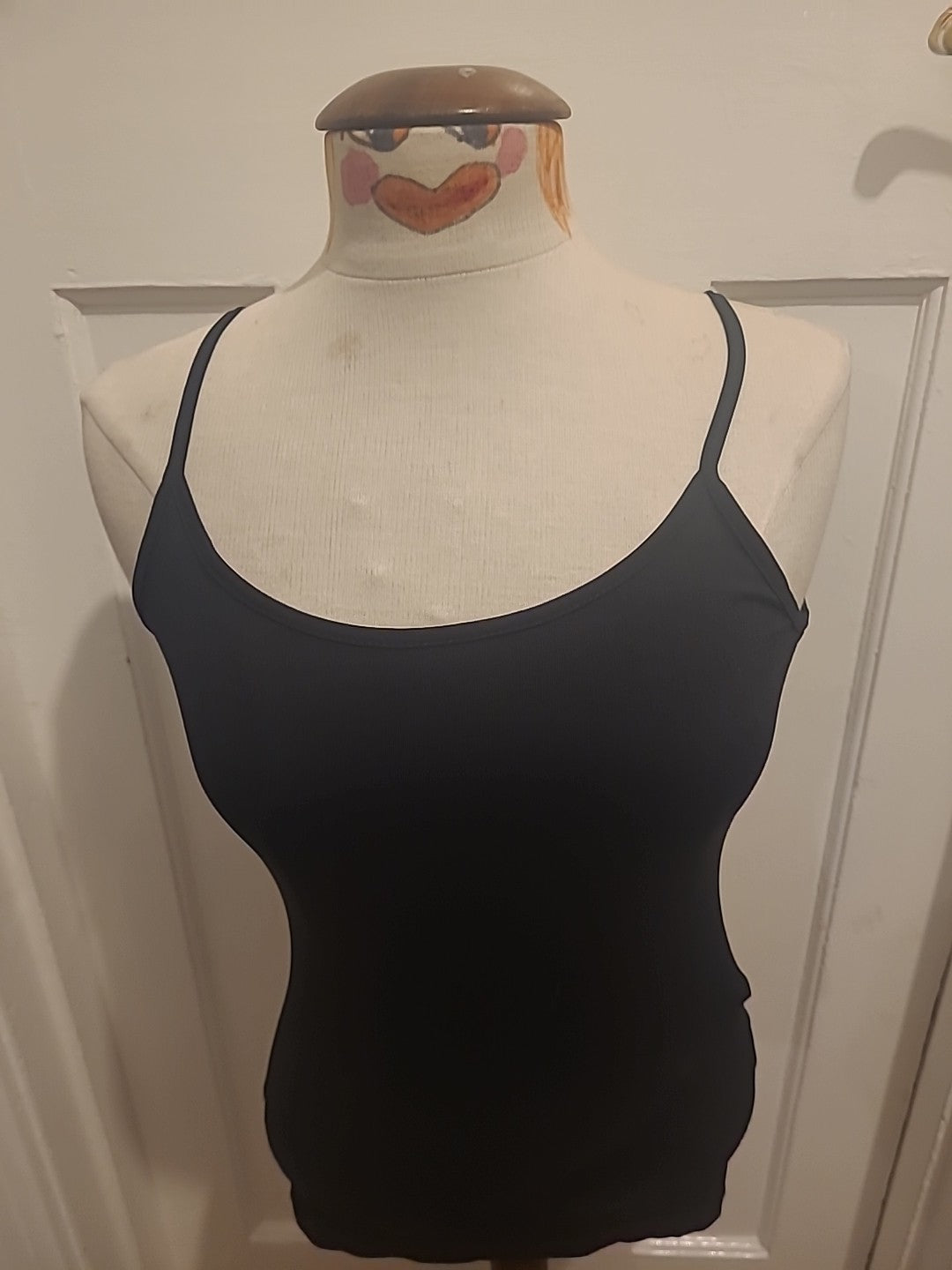 Ladies Inditex Size Small Black Sleeveless Cami Top