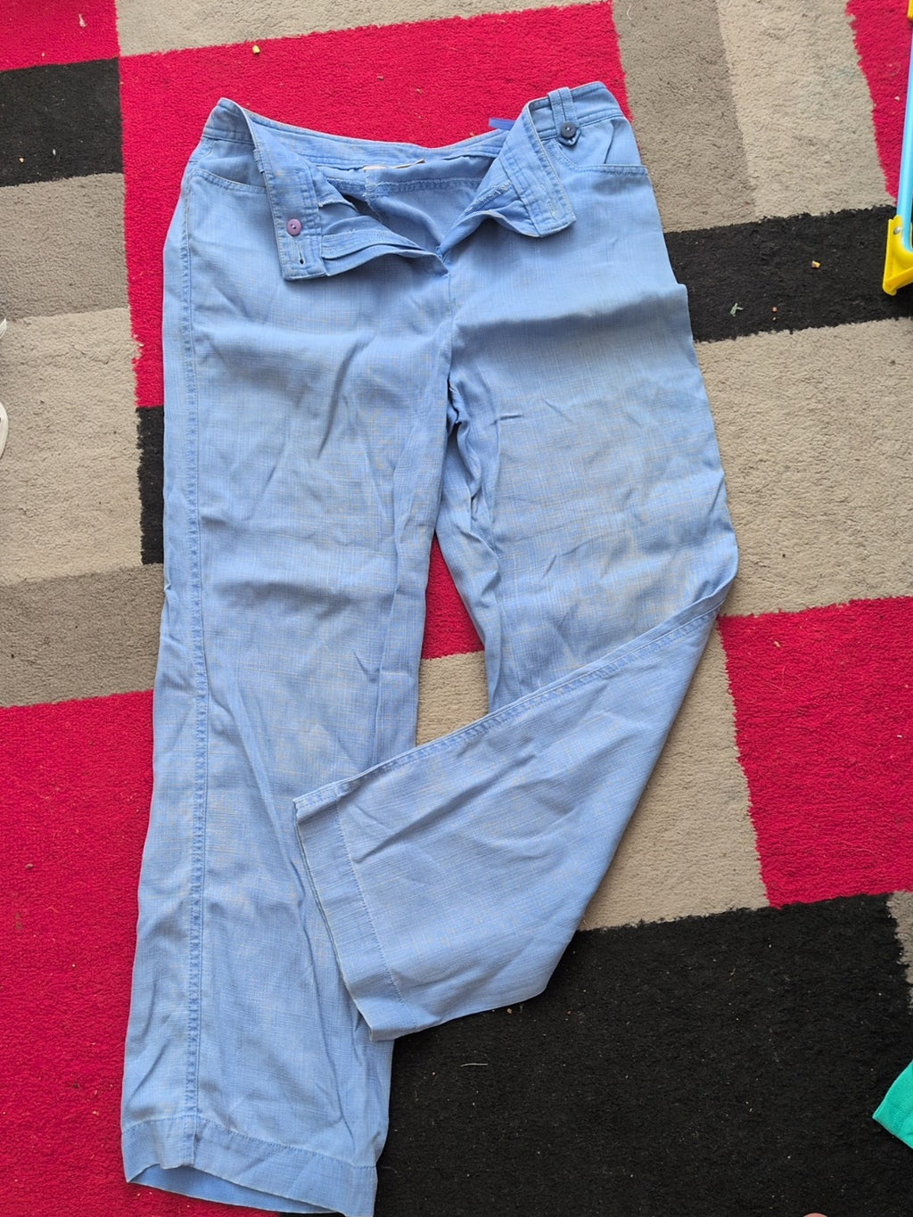 Cc Petite 10 Blue Trousers