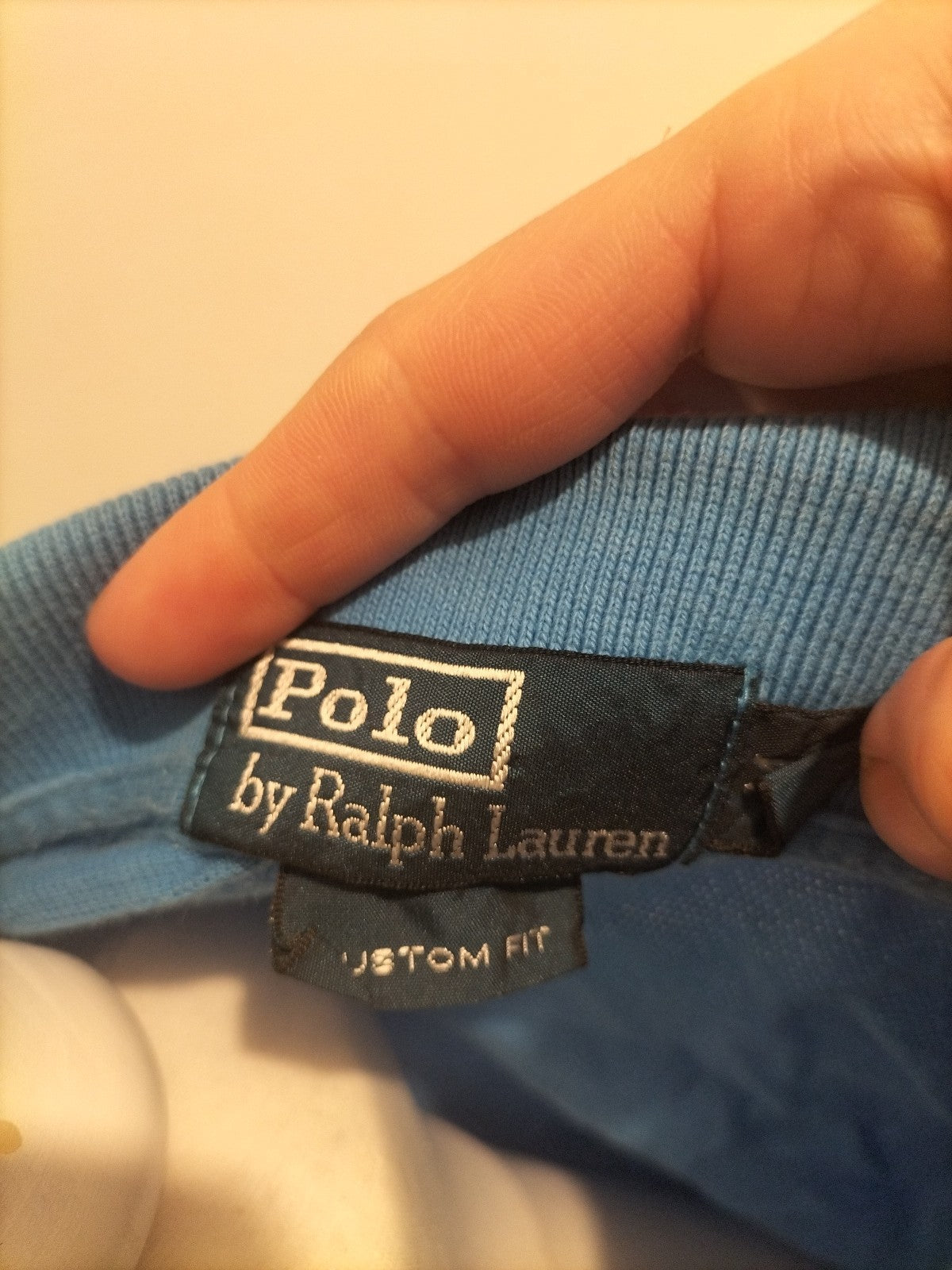Mens Polo Ralph Lauren Size Medium Blue Polo Short Sleeve
