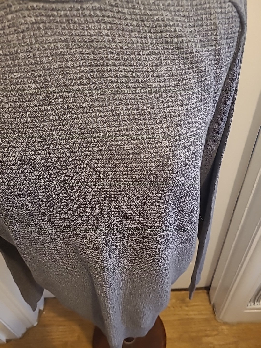 Mens George Size Large Grey Long Sleeved Pullover Jumper