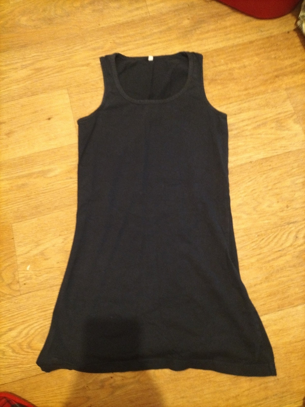 Ladies Size 6 Navy Blue Scoop Neck Sleeveless Top