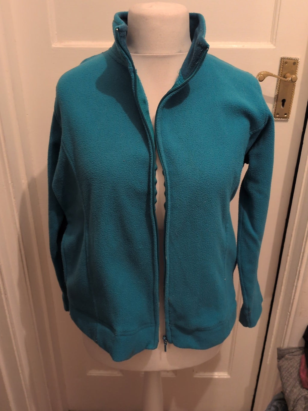 Isle 14-16 Turquoise Full Zip Jumper