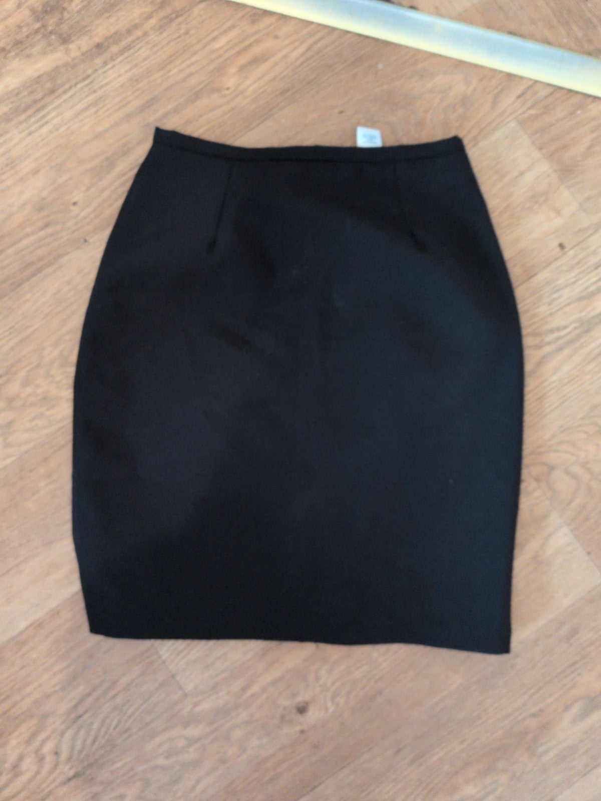 New Look 8 Black Lined Pencil Skirt Knee Length