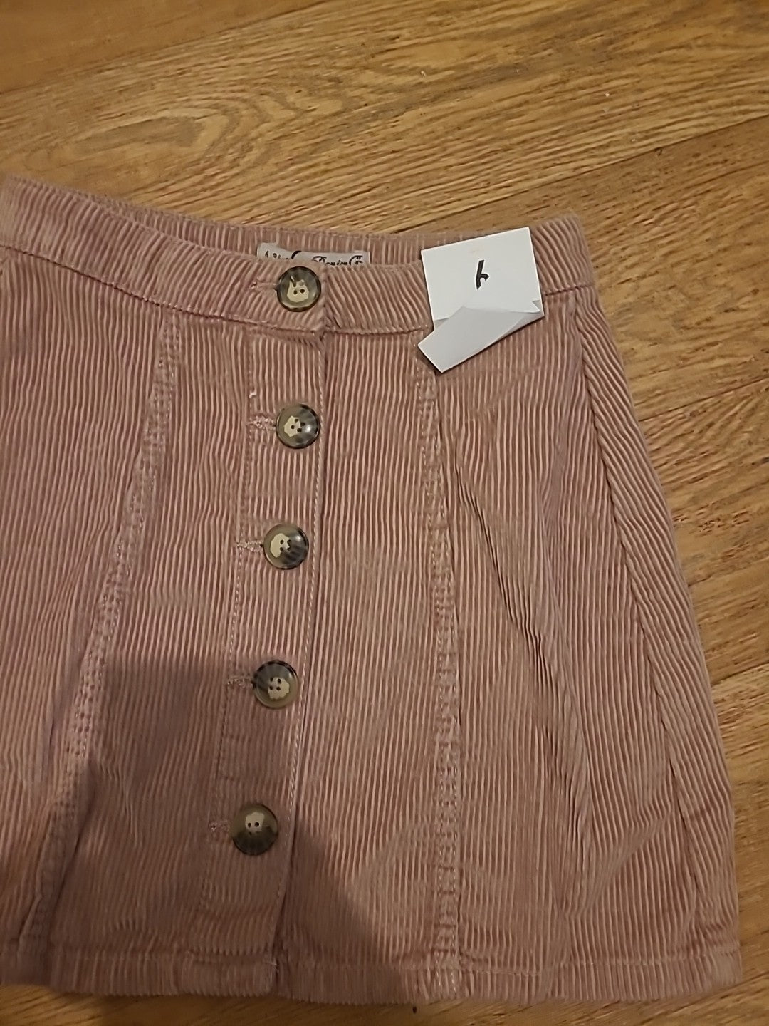 Brand New Ladies Denim&Co Size 6 Light Pink Short Skirt
