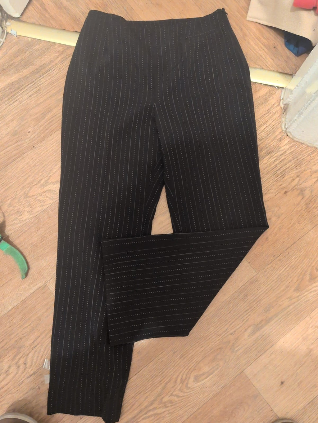 Country Casuals 10 Black Pinstripe Trousers
