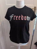 Pep&Co 14 Black "Freedom" T-shirt Sequins