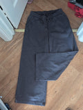 Nutmeg 18 Charcoal Grey Straight Leg Jogger Elasticated
