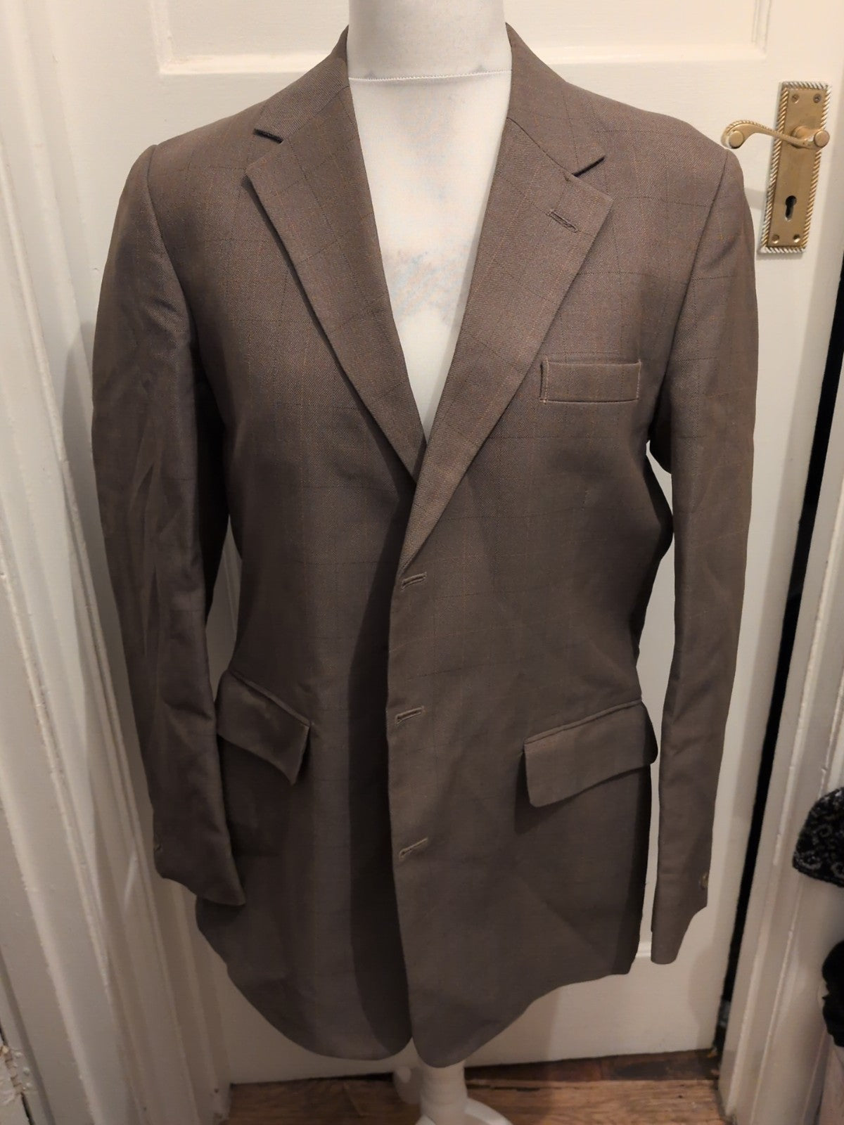 City Gate 42" Green Pinstripe Suit Jacket