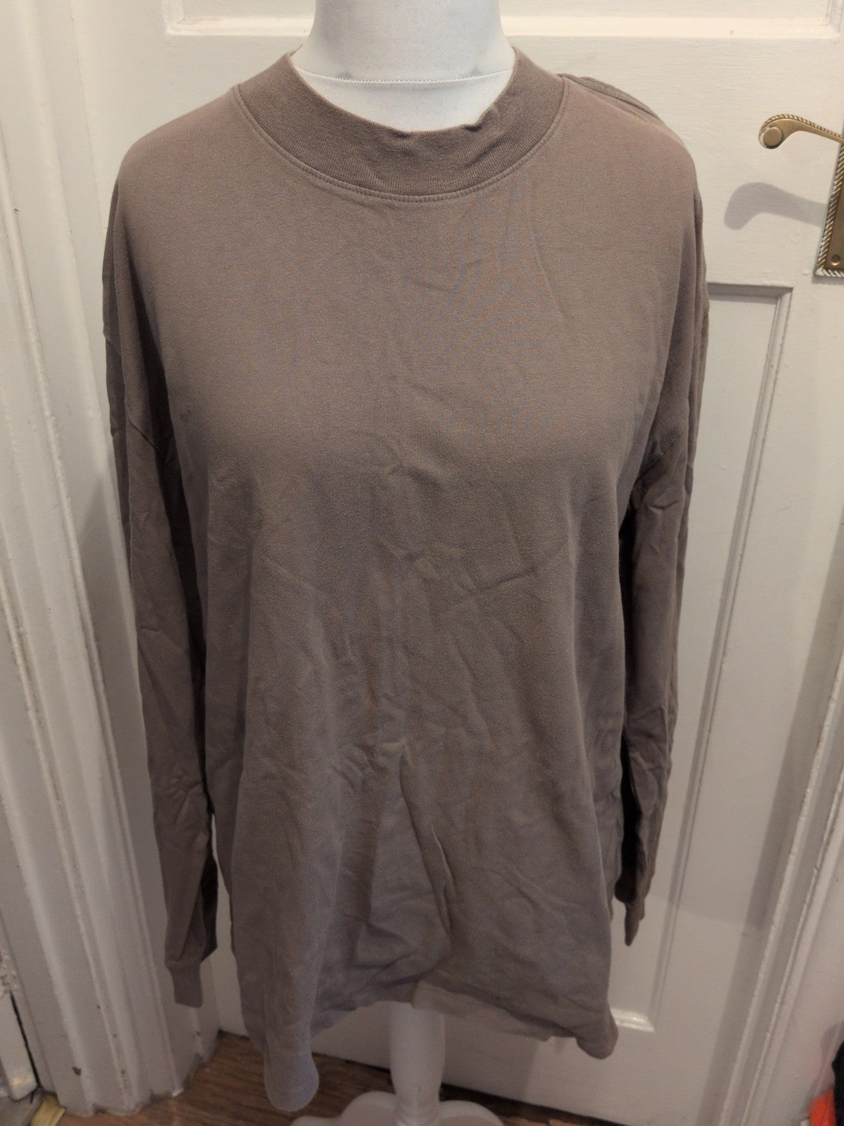 Essentials  Fear Of God XL Greyish Green Long Sleeve Pullover Jumper